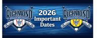 2026 Important Dates